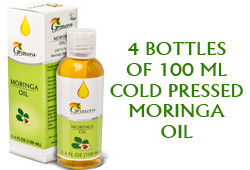 4 x 100 ml Moringa Skin Care Oil