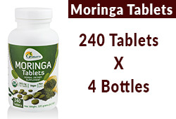 4 Moringa Tablet Bottles