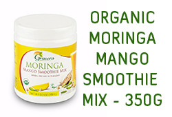 Organic Moringa Mango Smoothie Mix – 350 g / 12.3 oz